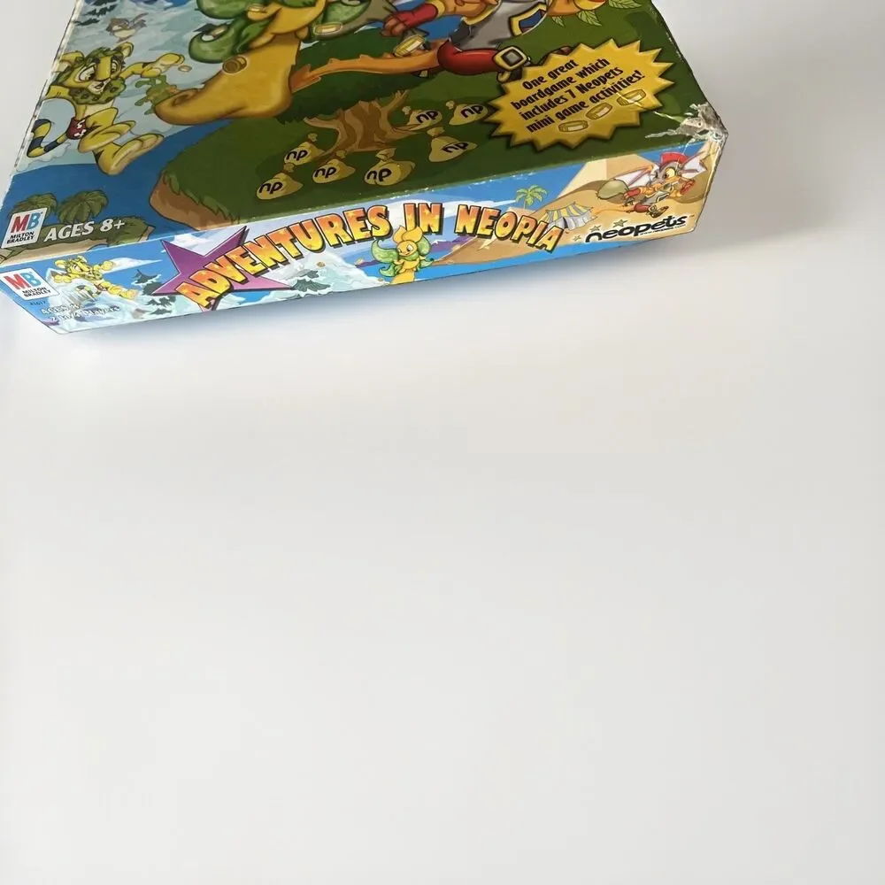 Milton Bradley Neopets Adventures in Neopia Board Game 2003 Vintage Complete